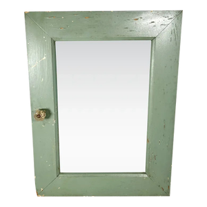 Primitive Mirrored Wall Mount Medicine Cabinet