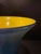 Holmegaard Mid 20th Century Blue and Yellow Holmeggard Trumpet Vase For Sale - Image 4 of 4