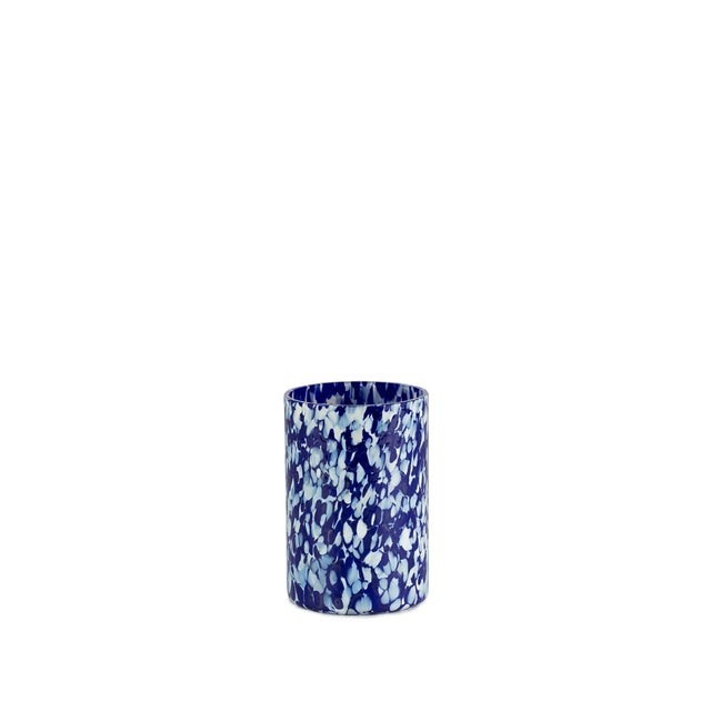 Contemporary Stories of Italy Macchia su Macchia Tumblers - Blue & Ivory Mix, Set of 6 For Sale - Image 3 of 9