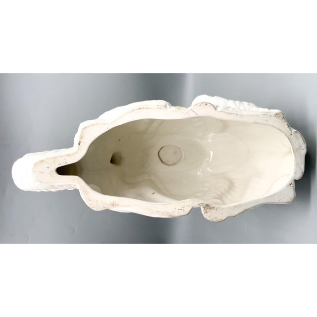 Large Italian Vintage Ceramic Camel Planter or Cachepot - Whimsical, Hollywood Regency, Mid-Century Modern For Sale - Image 16 of 17