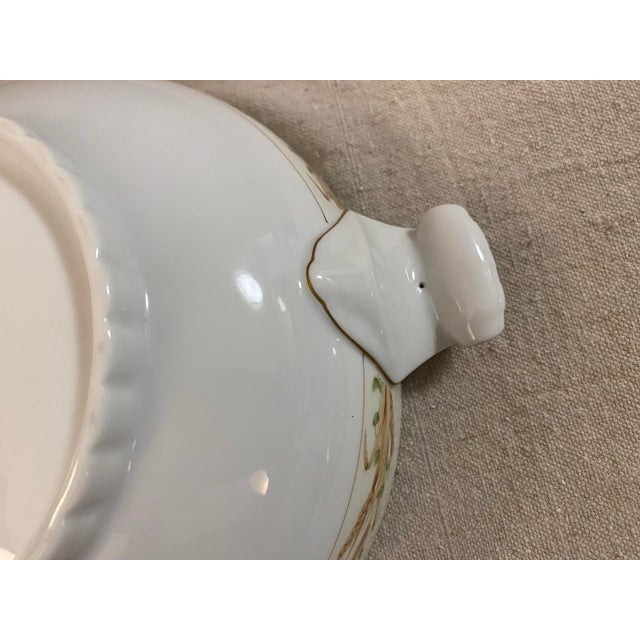 Mid 20th Century Japanese China Casserole Covered Dish Wheat Pattern For Sale - Image 11 of 12