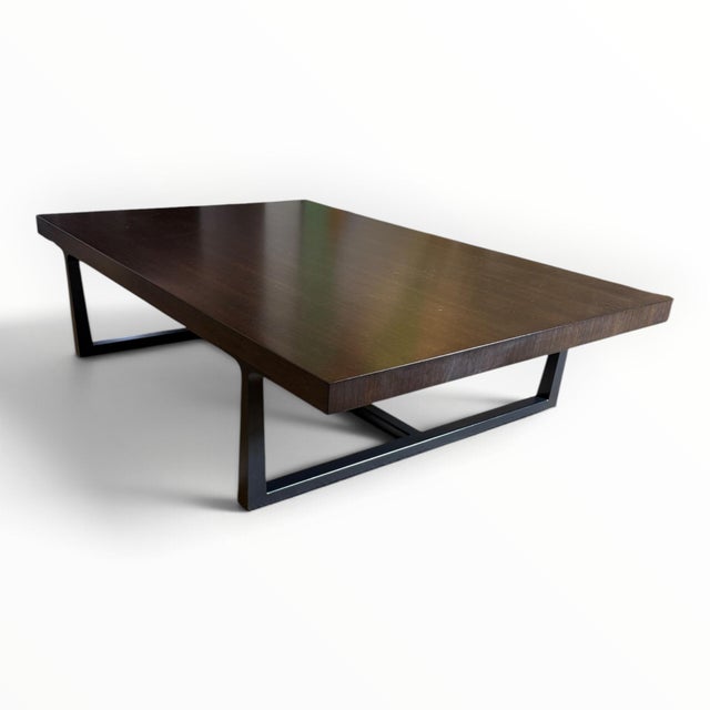 Contemporary Holly Hunt Large Modern Coffee Table For Sale - Image 3 of 9