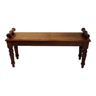 Circa 1865 Hall or Window Bench For Sale