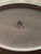 Transitional Vintage Dutch Blue & White Ironstone Platter – Petrus Regout Maastricht – Double Band Rim – 15.25” For Sale - Image 3 of 7