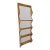 Late 20th Century Blond Wood Hanging Mirror Shelf For Sale