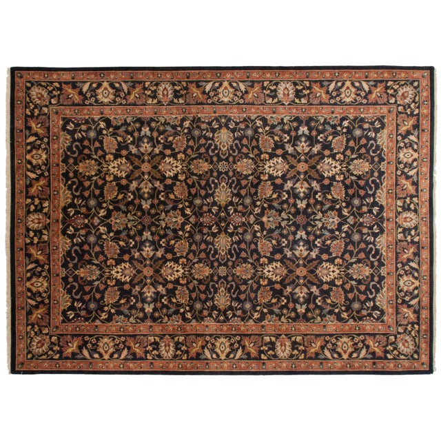 Vintage Indian Yezd Design Carpet - 10'1" X 13'11" For Sale In New York - Image 6 of 9