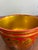 Red Vintage Hand Painted Folk Art Wooden Bowl For Sale - Image 8 of 9