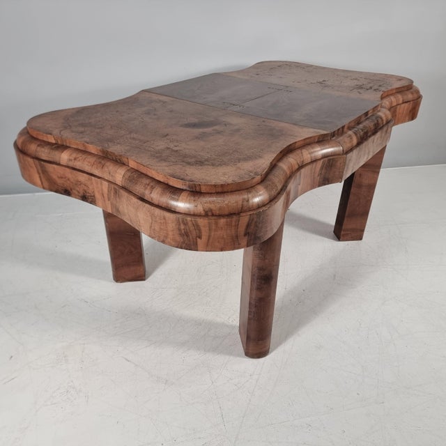 Art Deco Wood Table, 1940s For Sale - Image 14 of 14