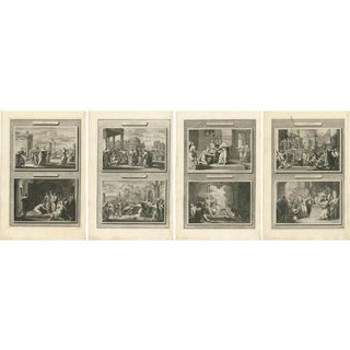 Acts of the Apostles, 1700, Paper, Set of 4 For Sale