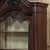 Oxblood Red 19th Century French Napoleon III Period Burled Walnut Display Armoire ~ Bookcase For Sale - Image 8 of 18