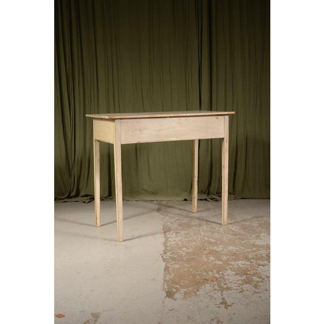 Early Victorian Painted Pine Side Table, 1840s For Sale - Image 9 of 10