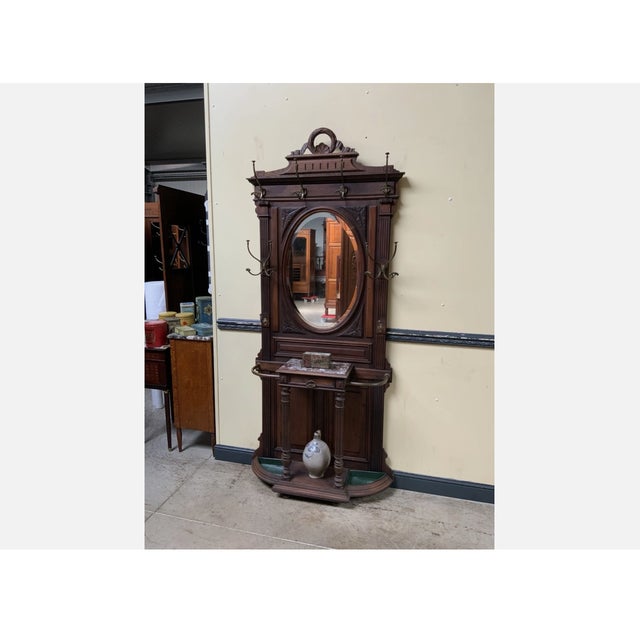 Antique Art Nouveau Wardrobe, 1900 For Sale - Image 10 of 16
