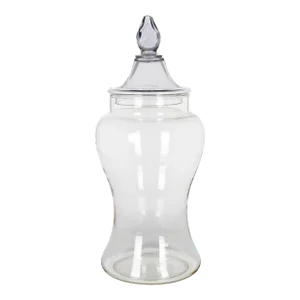 French Glass Apothecary Jar