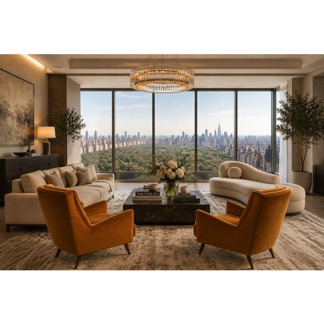 Brazilian Modern Pair of Camel Mohair Club Chairs in Hardwood, Att. To Novo Rumo, Brazil, 1960s For Sale In New York - Image 6 of 14