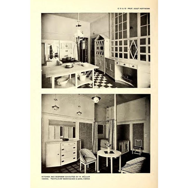 Brown Art Nouveau Men's Desk and Armchair by J. W. Müller, 1905, Set of 2 For Sale - Image 8 of 18