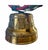 Metal Large Vintage Swiss Albertano La Serraz Signed Bronze Cow Bell With Original Leather Strap & Buckle For Sale - Image 7 of 10