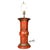 Chinese Early 19th Century Berlinware Scarlet Cold Painted Vase in the Chinese Style Mounted as a Lamp For Sale - Image 3 of 5