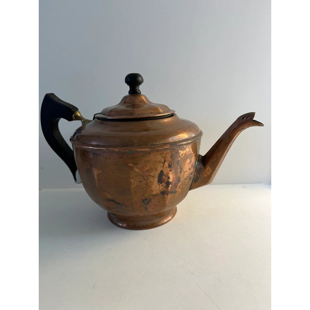 Manning Bowman & Co. 1930s Manning Bowman Copper Tea Kettle For Sale - Image 4 of 11