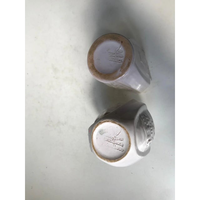 Ceramic Antique White Ceramic Commemorative Vases by Hermann August Kähler, 1900s, Set of 2 For Sale - Image 7 of 12