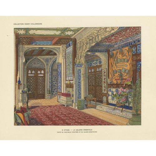 After Henry dAllemagne, The Oriental Gallery: Ottoman Splendour and Islamic Ornament, 1900, Print For Sale - Image 3 of 10