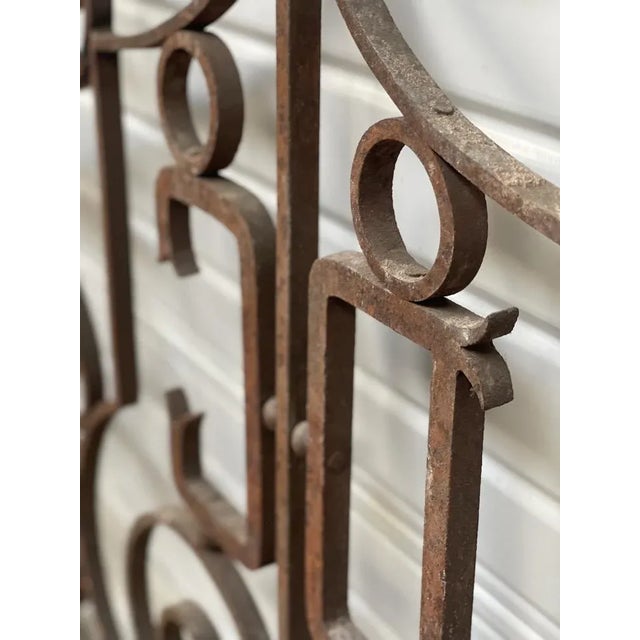 Large Castle Sign in Wrought Iron, France, 1900s, in Very Good conditions. Designed 1890 to 1919