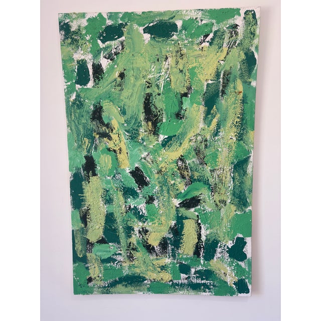 Large. 46 x 30. Brilliant painting done by local artist unsigned. Originally a series of 3 . The quality of the brushwork...