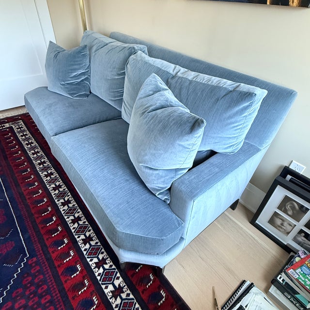 Baker Furniture Celestite Two Cushion Sofa; 2 Available For Sale In Washington DC - Image 6 of 8