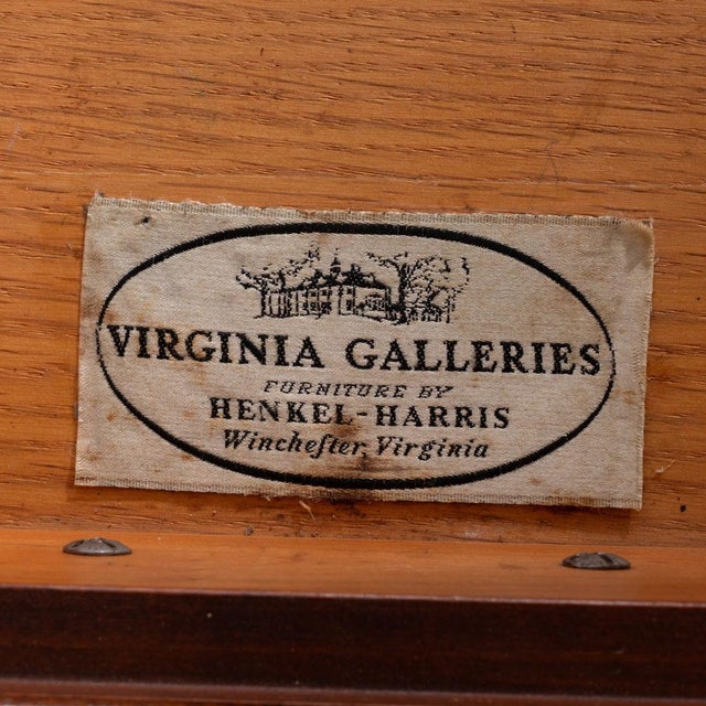Mid 20th Century Pair of Henkel Harris Cherry Nightstands For Sale - Image 9 of 17