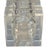 This set of four solid crystal napkin rings offers a clean, architectural accent for the curated dining table. Executed in...
