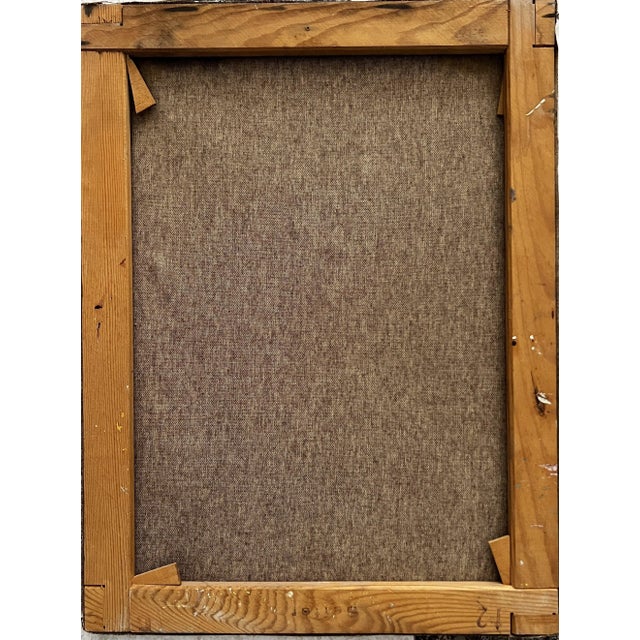 1990s René Alphonse Van Den Berghe, Erik the Belgian, 1990s, Oil on Canvas For Sale - Image 5 of 6