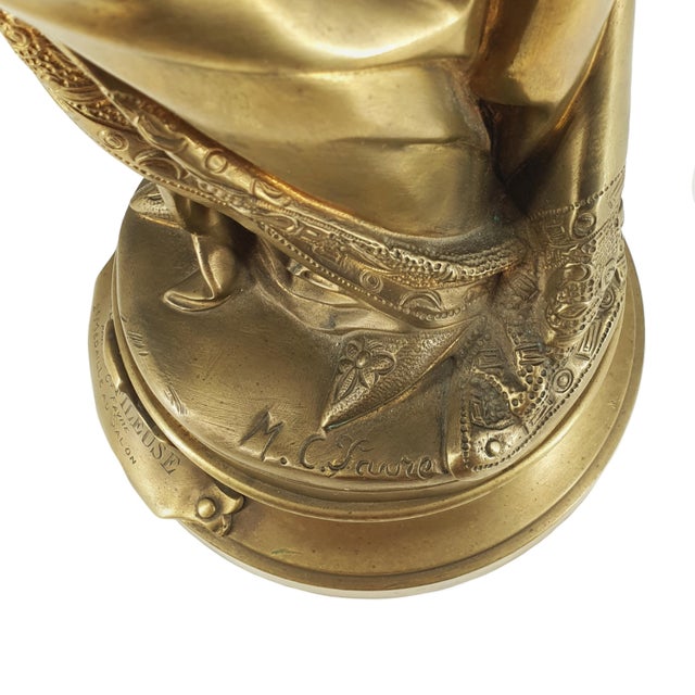 Late 19th Century Chant De La Fileuse (Song of the Spinner) Sculpture ...