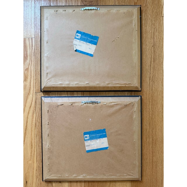 Wood Midcentury Framed Equestrian Fox Hunt Prints, a Pair For Sale - Image 7 of 7