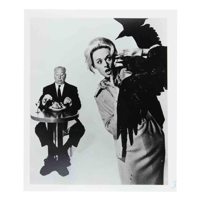 Philippe Halsman, Alfred Hitchcock and Tippi Hedren, 1963, Gelatin Silver Print For Sale