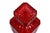 Godinger Godinger Radius Red Crystal Decanter For Sale - Image 4 of 6
