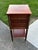 Antique French Regency Style Three Drawer Mahogany Chest W/Brass Fittings For Sale - Image 4 of 13