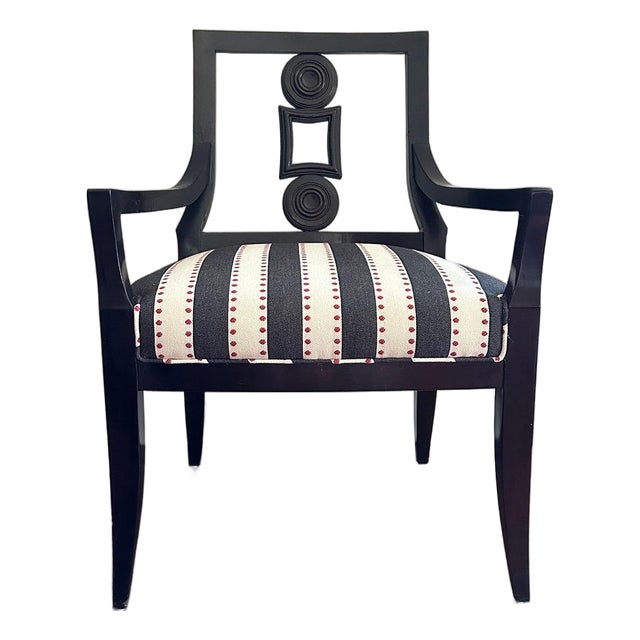 Pair of "Vienna" Armchairs by Baker for the Laura Kirar Collection For Sale