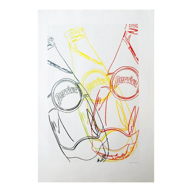 1999 Andy Warhol Print Perrier 4 Pop Art For Sale