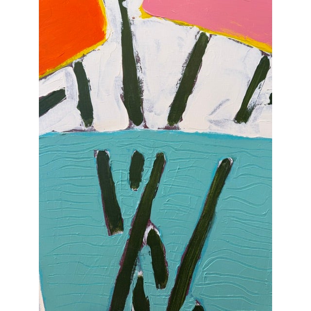 Abstract Floral Still Life / Modernist Still Life For Sale - Image 9 of 9
