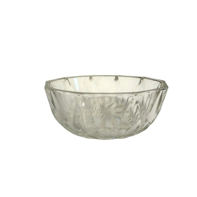 Mid 20th Century Mid 20th Century Reims French Cut Glass Bowl For Sale - Image 5 of 8