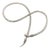 Vintage Sculptural Snake Mesh Necklace attributed to Dl Auld Co. / Whiting & Davis, 1970s For Sale