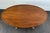Late 20th Century Oval Mahogany Coffee Table For Sale - Image 5 of 5