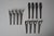 Linea 72 Alitalia Flatware by Joe Colombo & Ambrogio Pozzi, 1972, Set of 12, in Very Good conditions. Designed 1970 to...