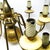 Vintage Metal Chandelier, Poland, 1980s For Sale - Image 9 of 12