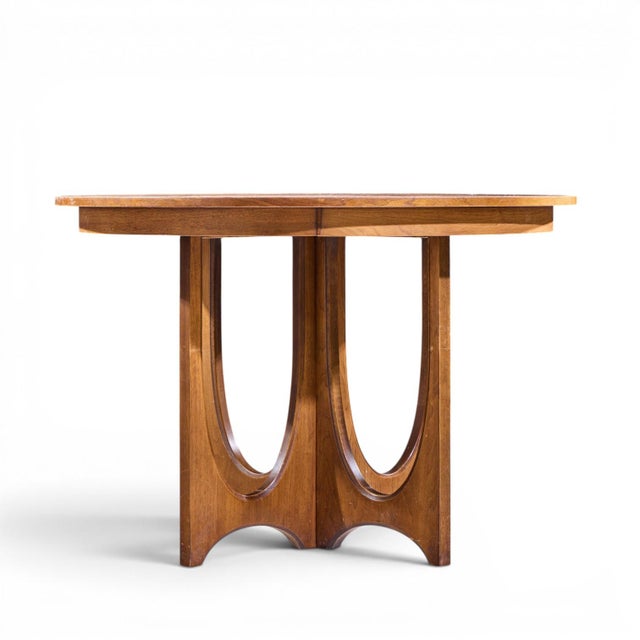 Broyhill Brasilia Broyhill Brasilia Mid Century Dining Table With 1 Leaf For Sale - Image 4 of 10