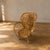 Vintage Wicker Rattan Armchair with High Backrest, 1960s-1970s For Sale - Image 3 of 7