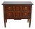 Hickory-White Italian Continental Mahogany 2 Drawer Nightstand For Sale