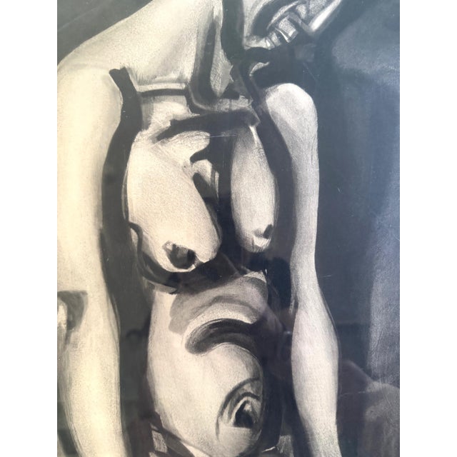 This is a lithograph or etching by the famed French artist, Georges Rouault, signed and dated 1930. It is from his...
