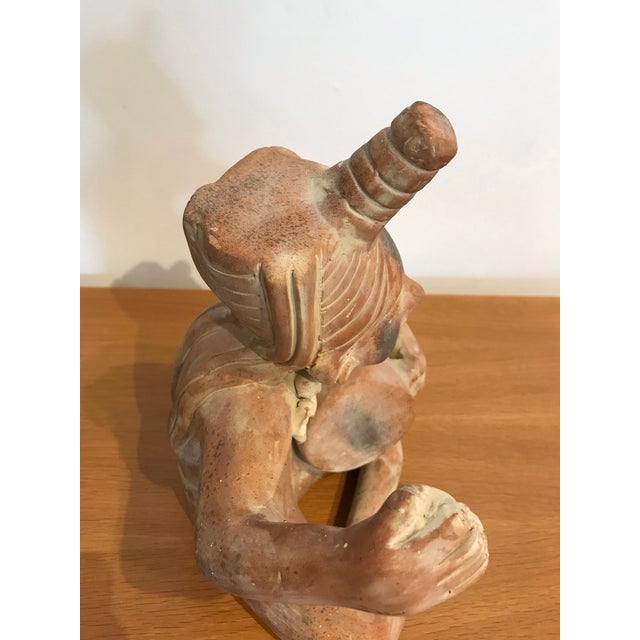 1970s Figure Pre Columbian Ceramic Sculpture For Sale In Chicago - Image 6 of 6