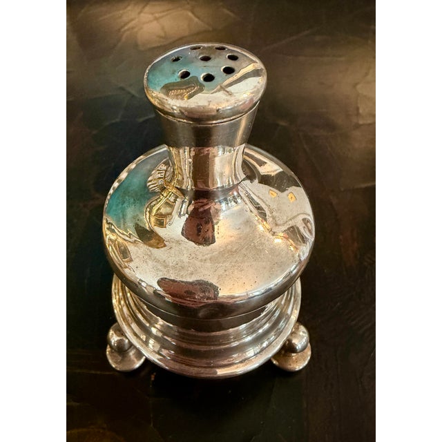 Early Vintage Silver Plate Pepper Mill, Made in France For Sale - Image 11 of 12