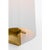 Visual Comfort Barbara Barry for Visual Comfort Signature Penhold 30" Bath Light in Soft Brass with White Glass For Sale - Image 4 of 7